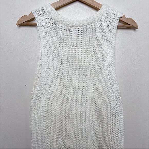 Gentle Fawn Womens Small Knitted Crew Neck Sleeveless Tunic Sweater - Picture 10 of 12